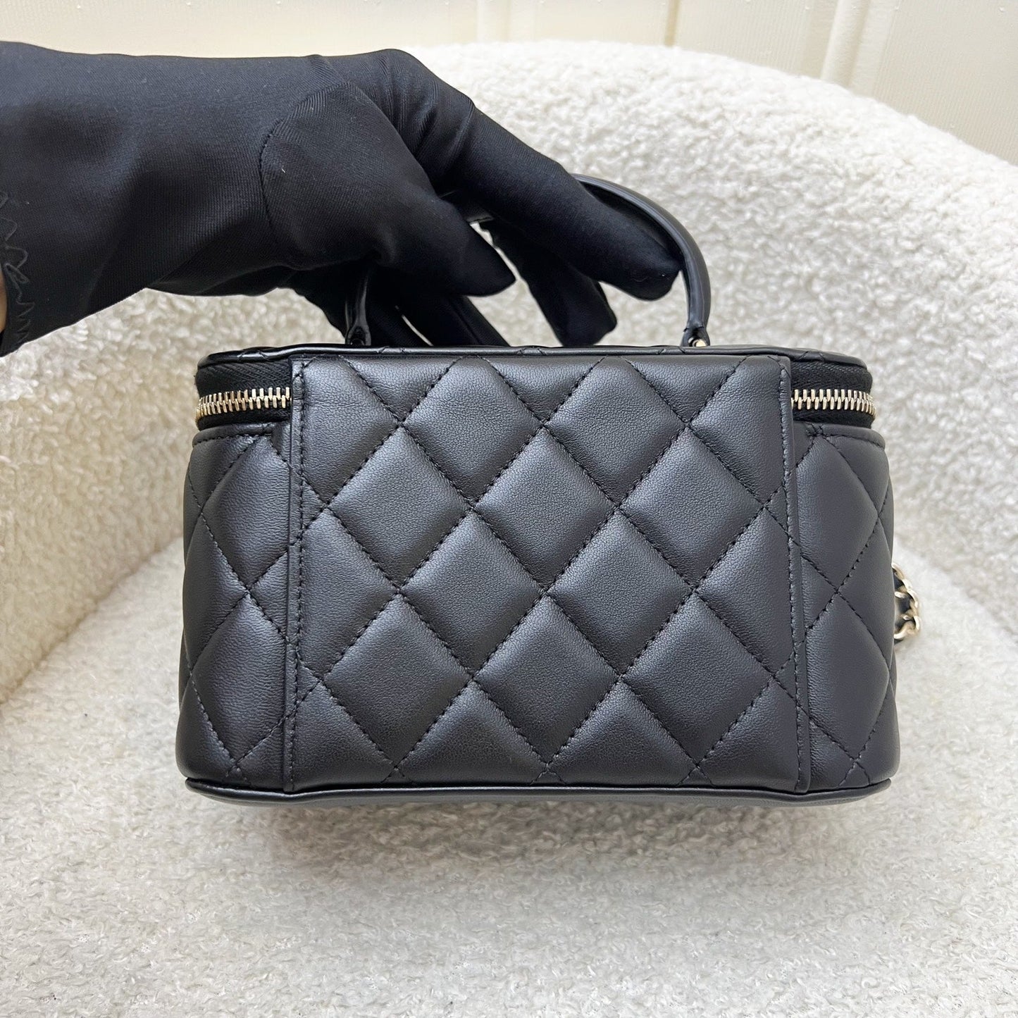 Chanel Top Handle Small Vanity in Handbag - Rovelle Bags