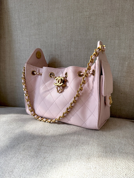 Chanel New CHANEL 25 Mini Pink Shoulder Bag - Rovelle Bags