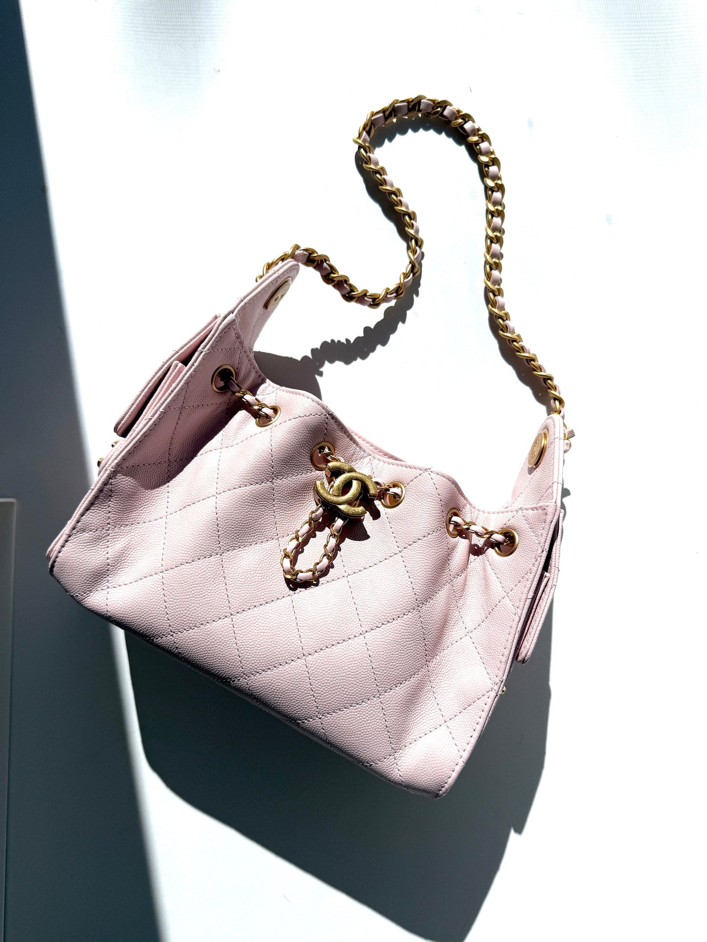 Chanel New CHANEL 25 Mini Pink Shoulder Bag - Rovelle Bags