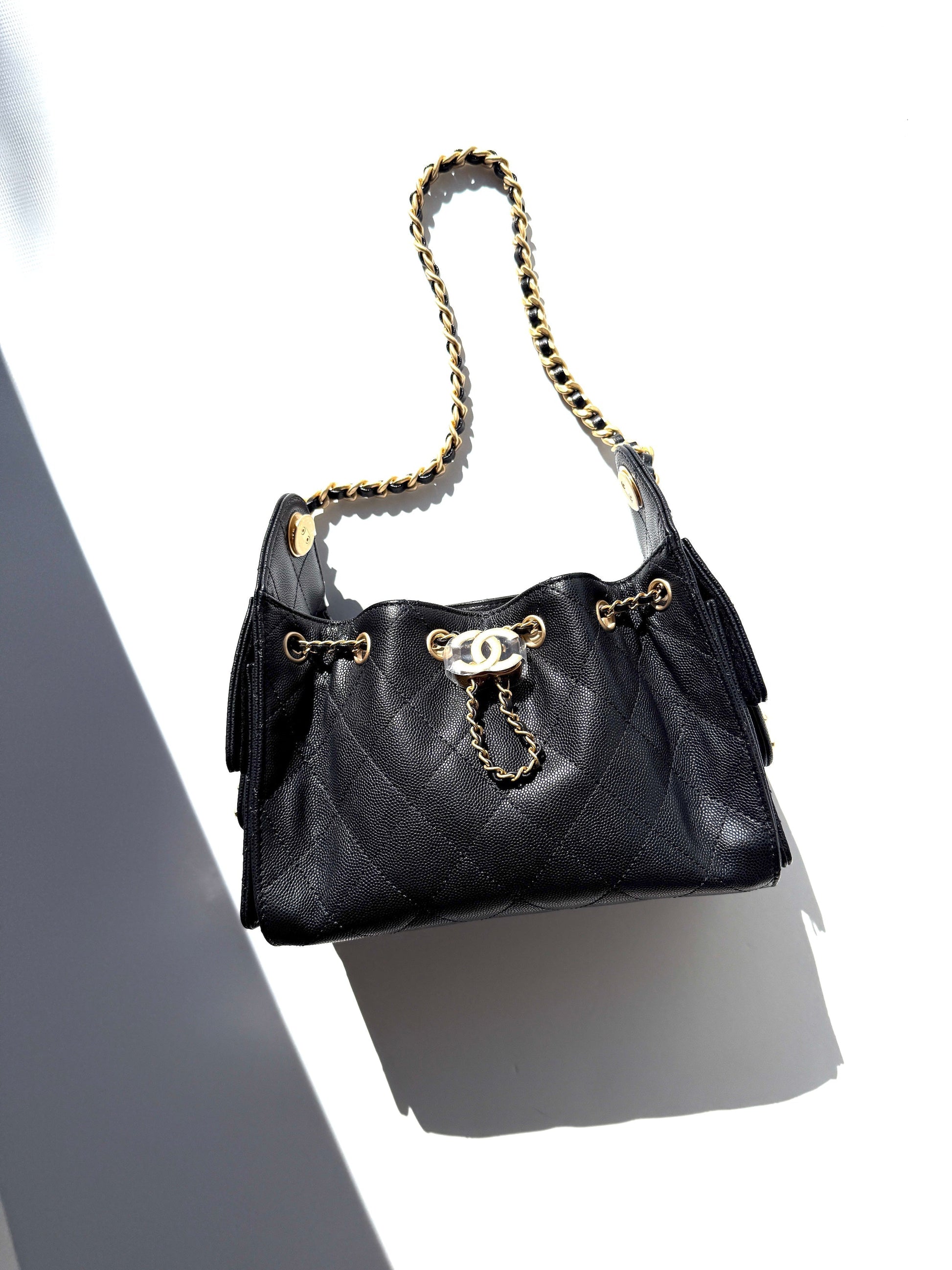 Chanel New CHANEL 25 Mini Black Shoulder Bag - Rovelle Bags