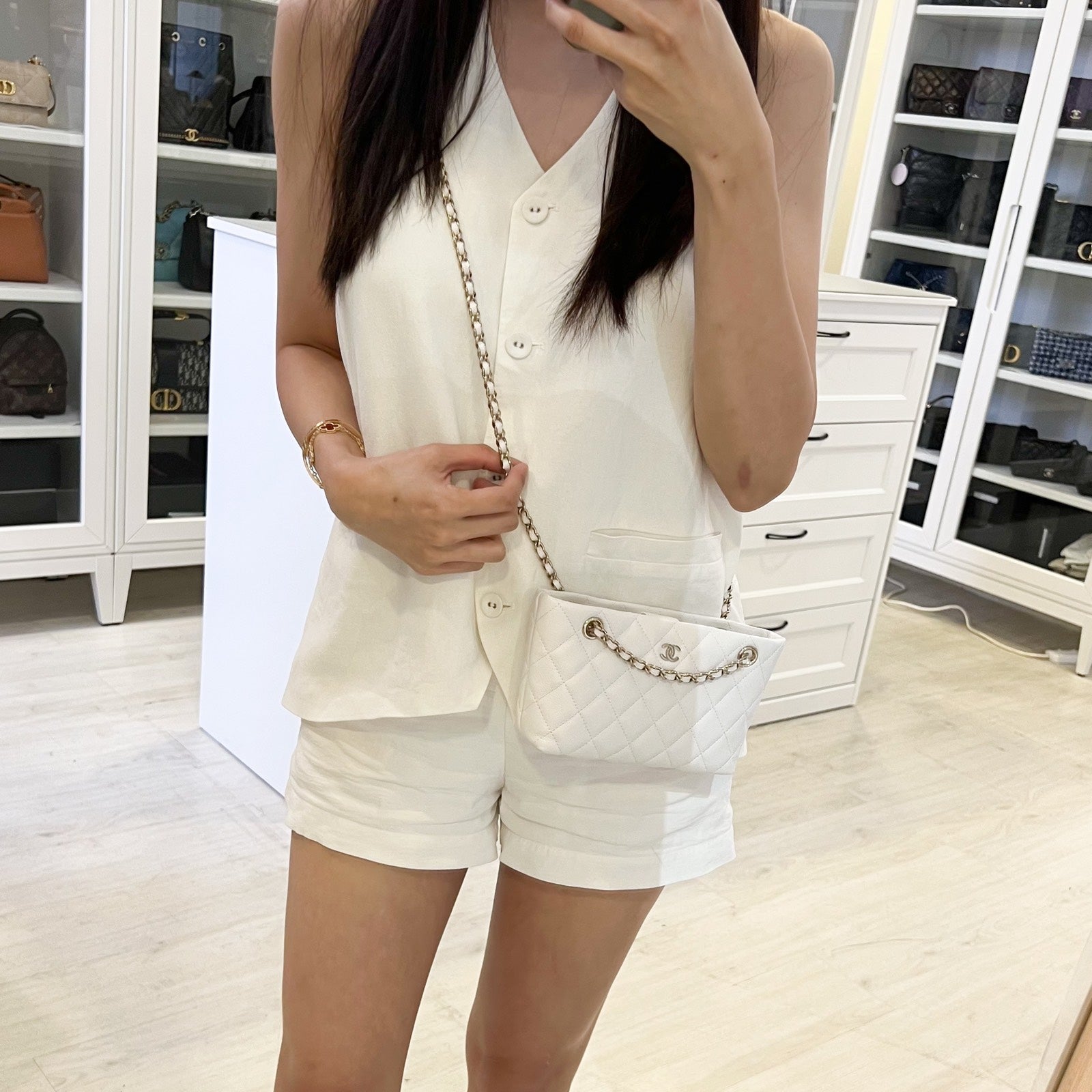 Chanel 25C Mini Clutch with Chain Clutch Bag - Rovelle Bags