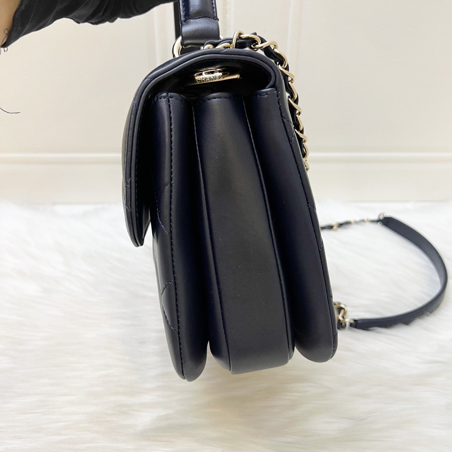 Chanel Small Trendy CC Top Handle Flap Bag - Rovelle Bags