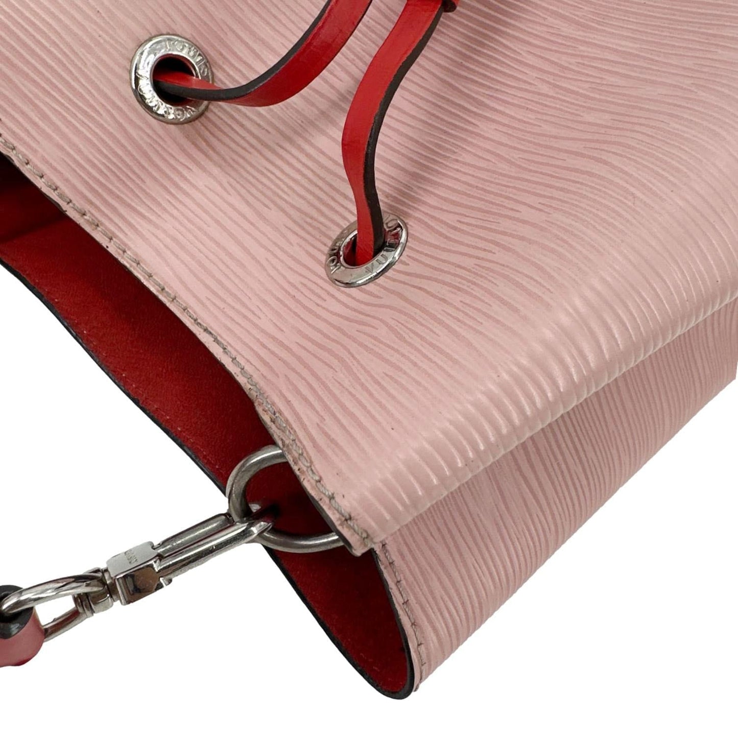 LOUIS VUITTON NeoNoe BB Epi Leather Bucket Bag Pink
