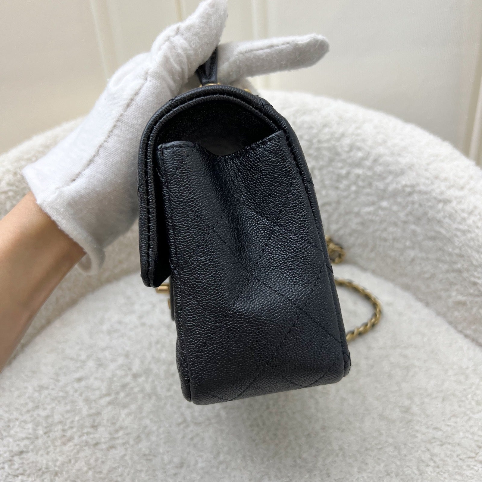 Chanel Top Handle Mini Rectangle Flap Flap Bag - Rovelle Bags
