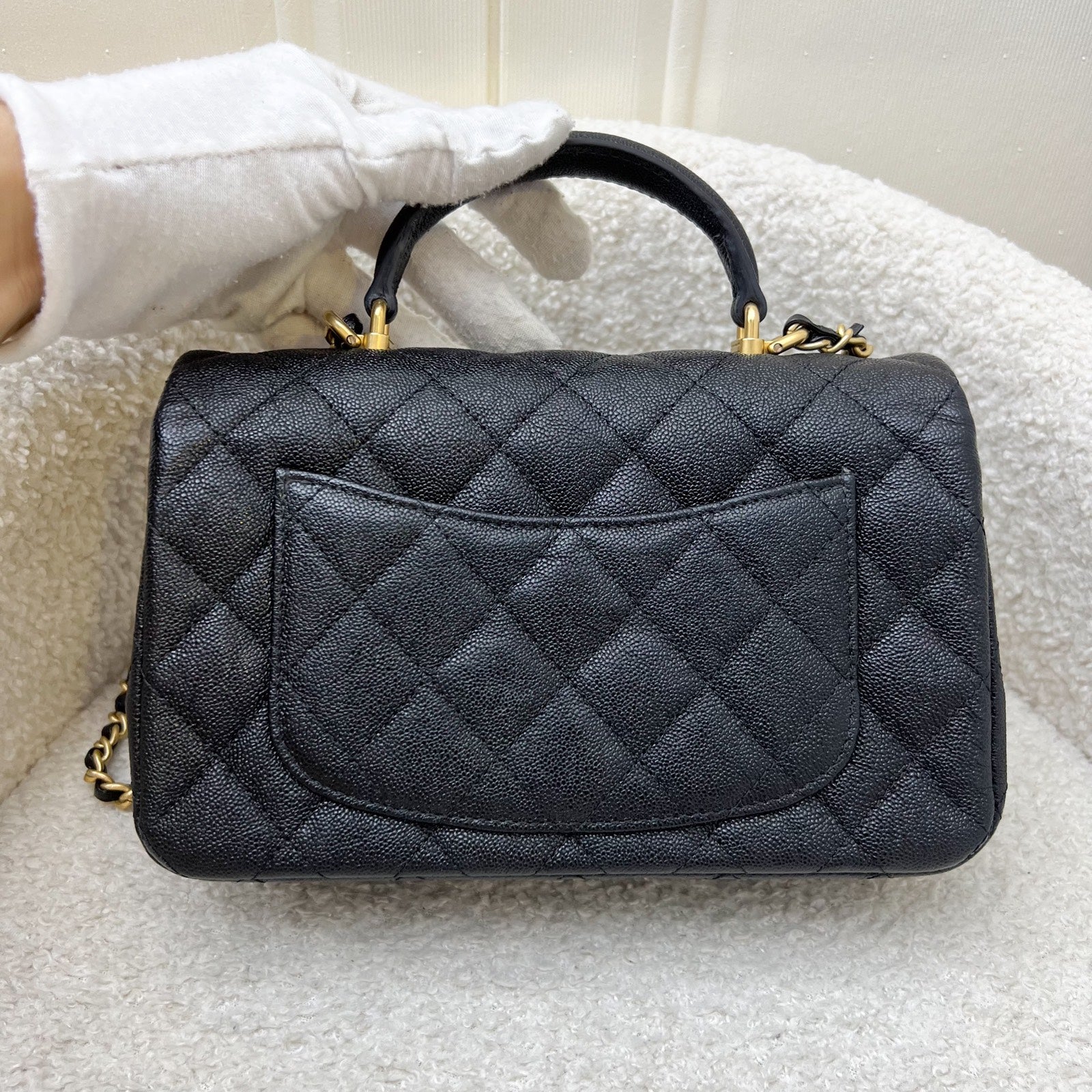 Chanel Top Handle Mini Rectangle Flap Flap Bag - Rovelle Bags