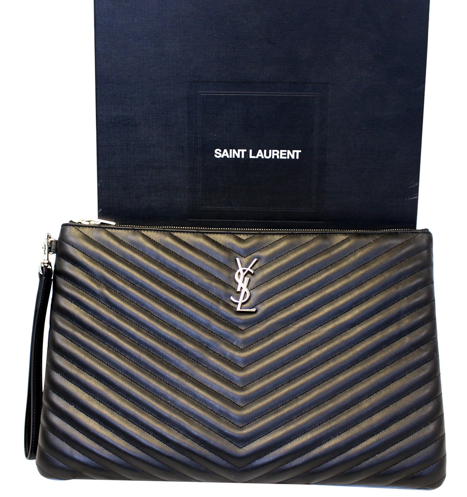 Saint Laurent Monogram Clutch - Rovelle Bags