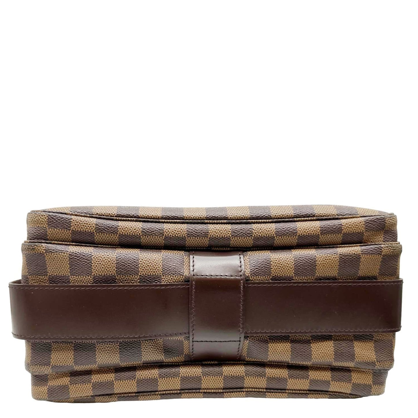 LOUIS VUITTON Naviglio Damier Ebene Messenger Bag Brown