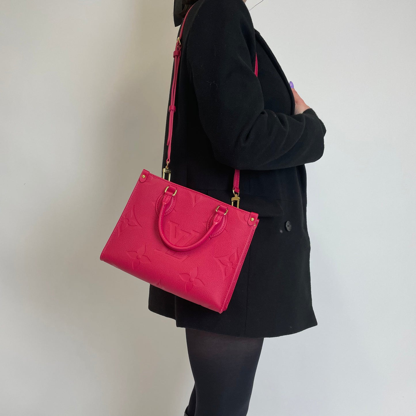 Louis Vuitton Fuschia Empreinte OnTheGo PM DU4270
