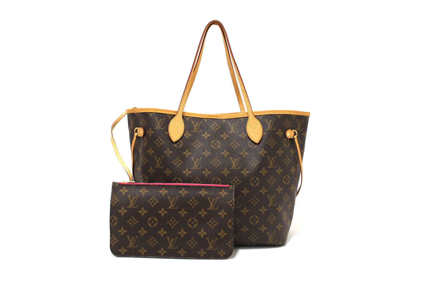 Louis Vuitton Classic Monogram Neverfull MM Tote Shoulde | Italystation.com - Shop Now at italystation.com
