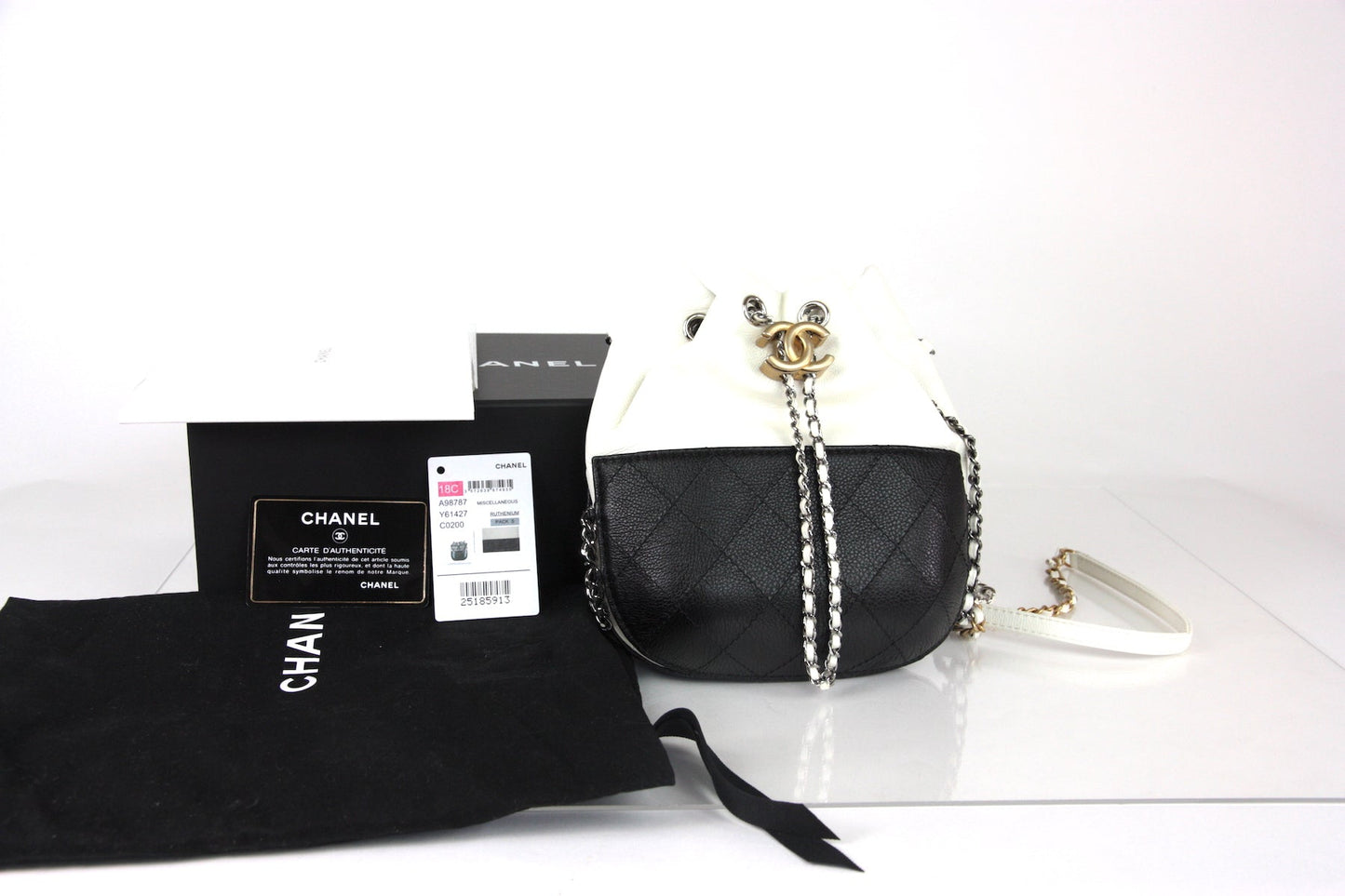 Chanel 2017 Bicolor Gabrielle Small Bucket Bucket Bag - Rovelle Bags