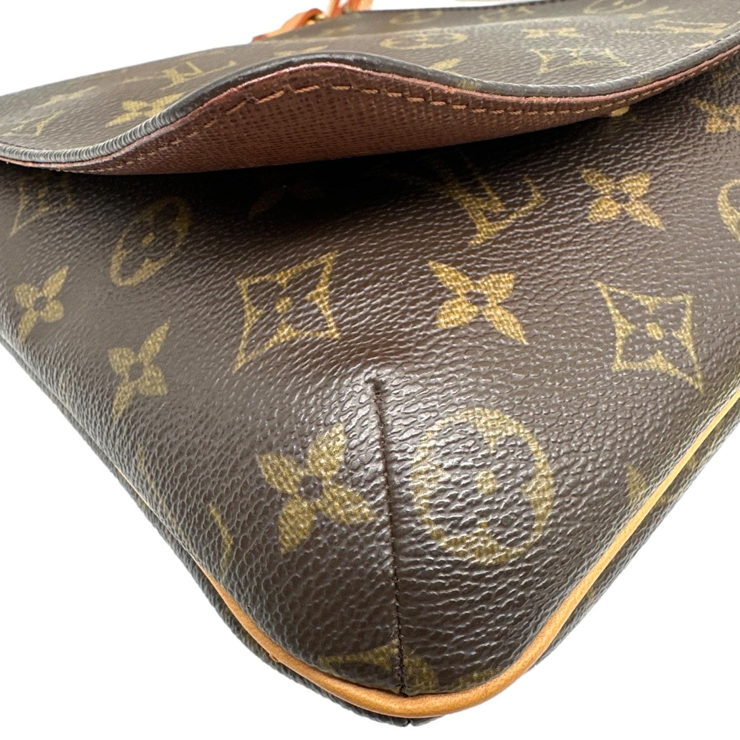 LOUIS VUITTON Musette Salsa PM Monogram Canvas Shoulder Bag Brown