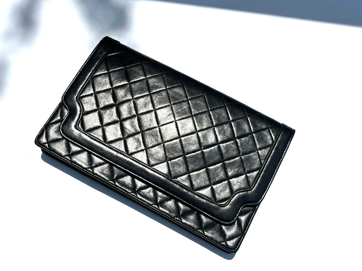Chanel Black Leather Quilted Flap Flap Bag - Rovelle Bags