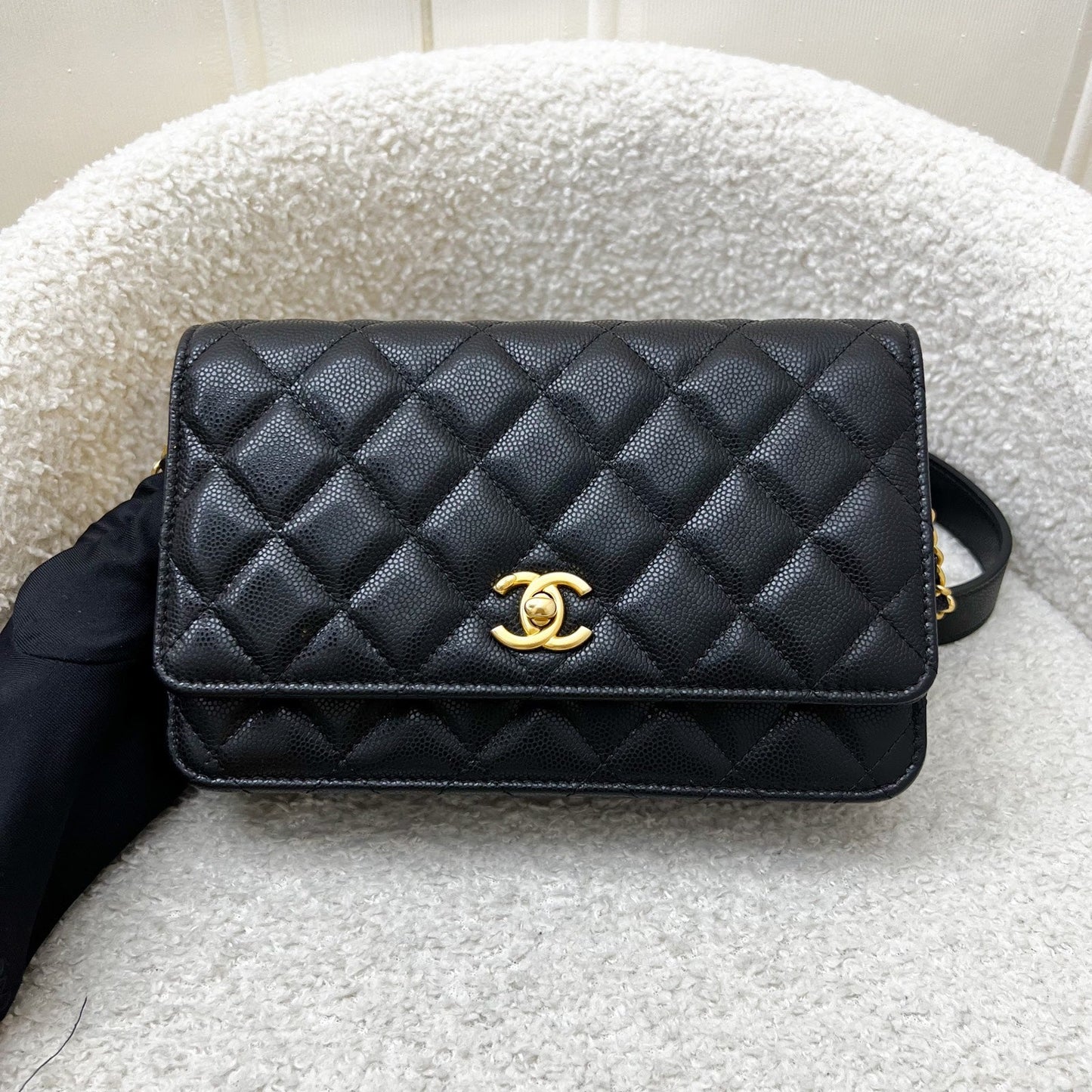 Chanel Twist Your Buttons Wallet on Crossbody Bag - Rovelle Bags
