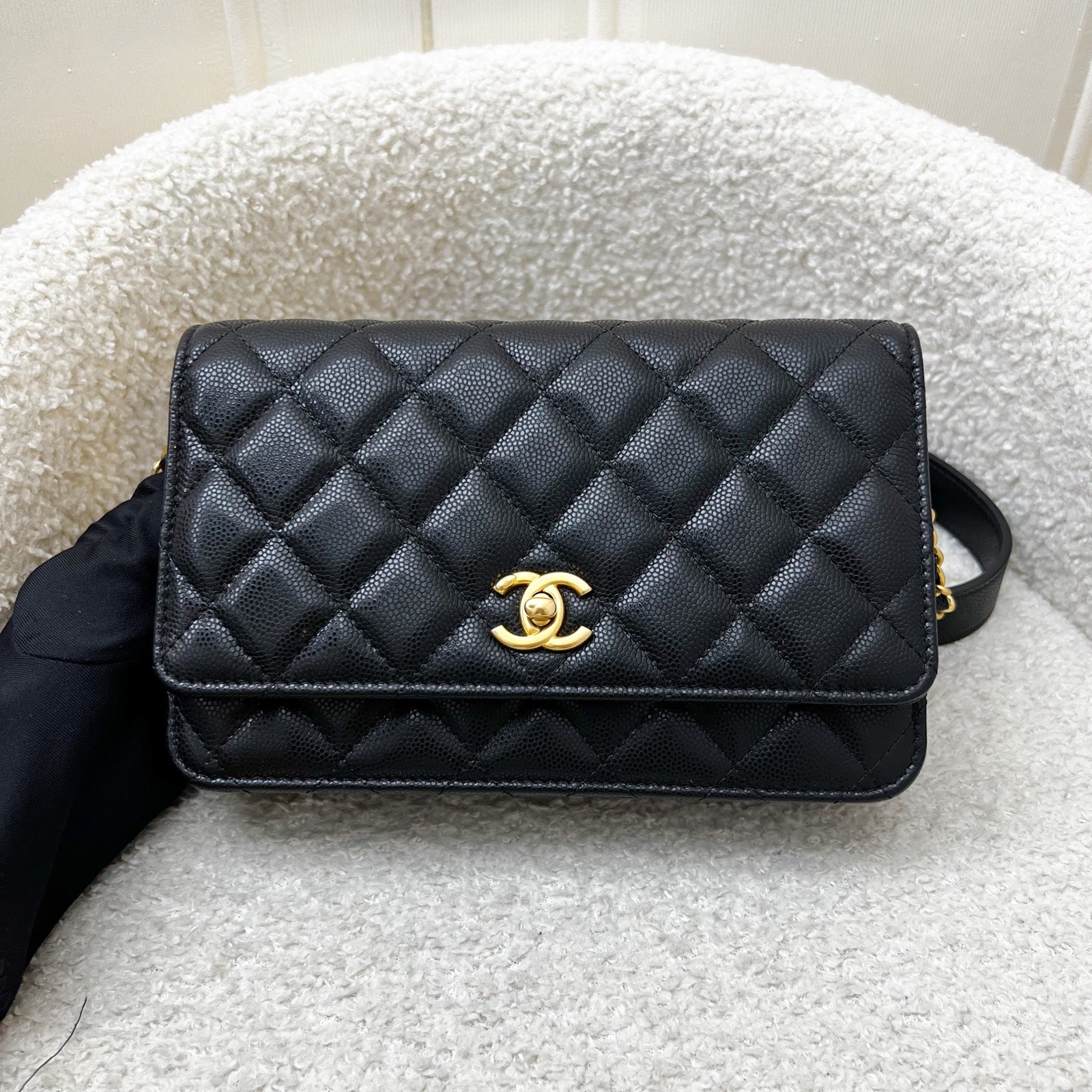Chanel Twist Your Buttons Wallet on Crossbody Bag - Rovelle Bags