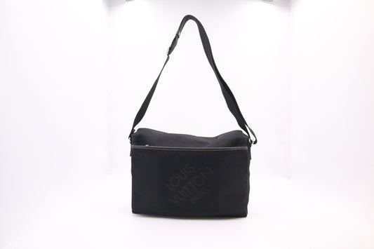 Louis Vuitton Terre Messenger Bag in Black Damier Geant Canvas