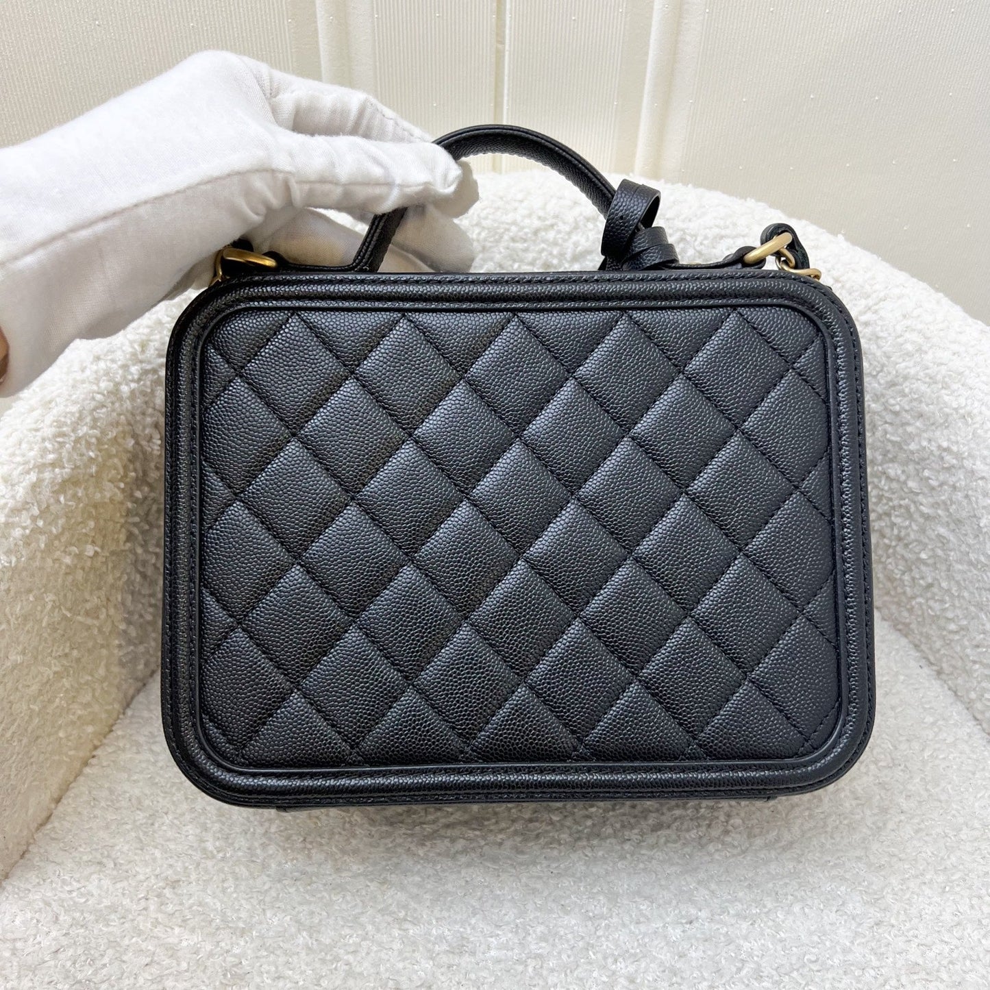 Chanel Medium Filigree Vanity Vanity Bag - Rovelle Bags
