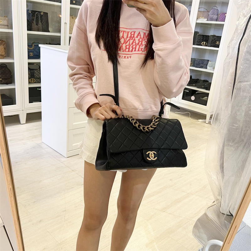 Chanel Large Trapezio Flap Flap Bag - Rovelle Bags