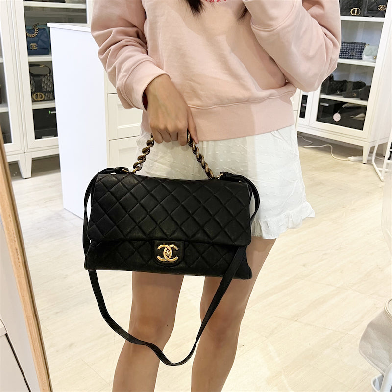 Chanel Large Trapezio Flap Flap Bag - Rovelle Bags