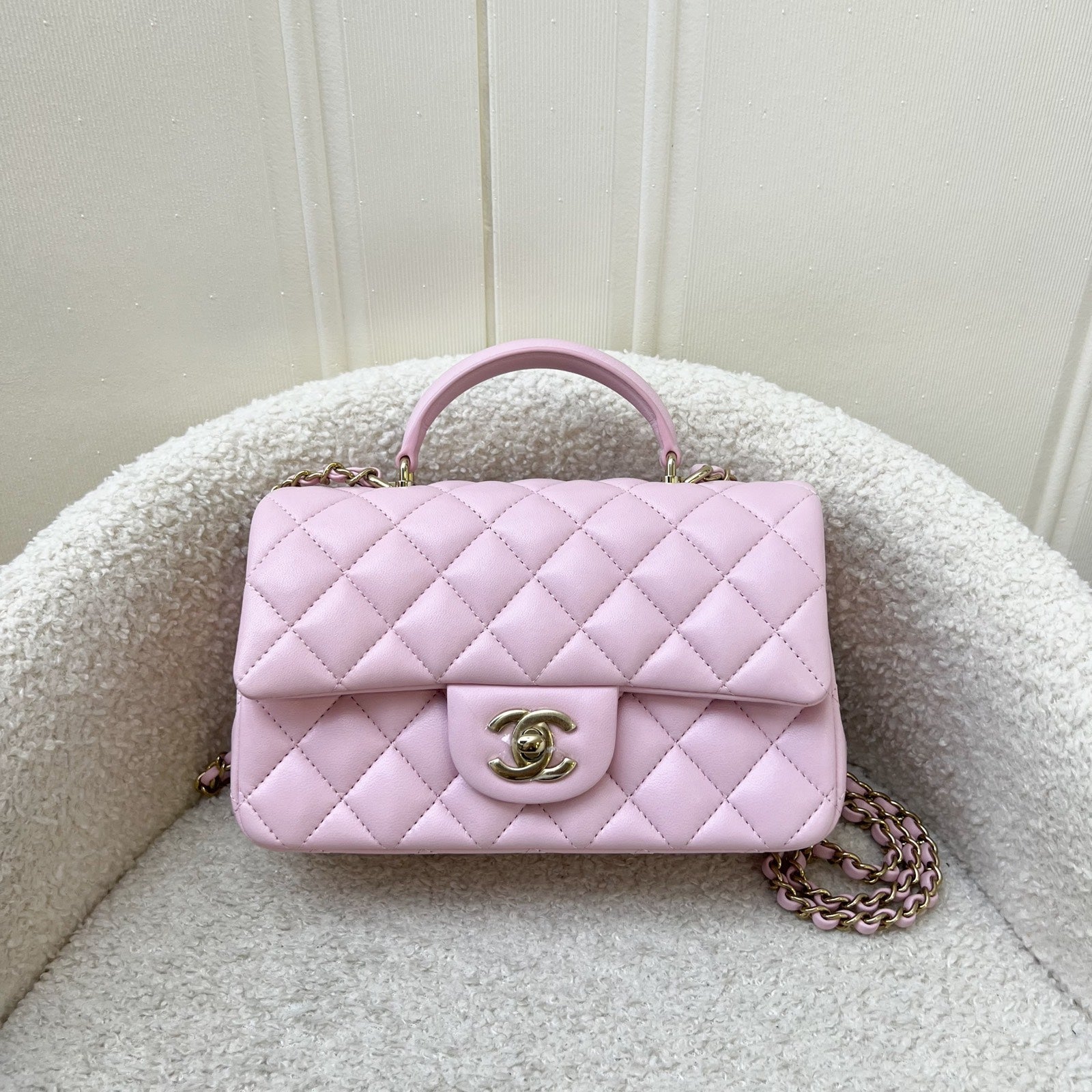 Chanel [Brand New] Chanel Top Handle Flap Bag - Rovelle Bags
