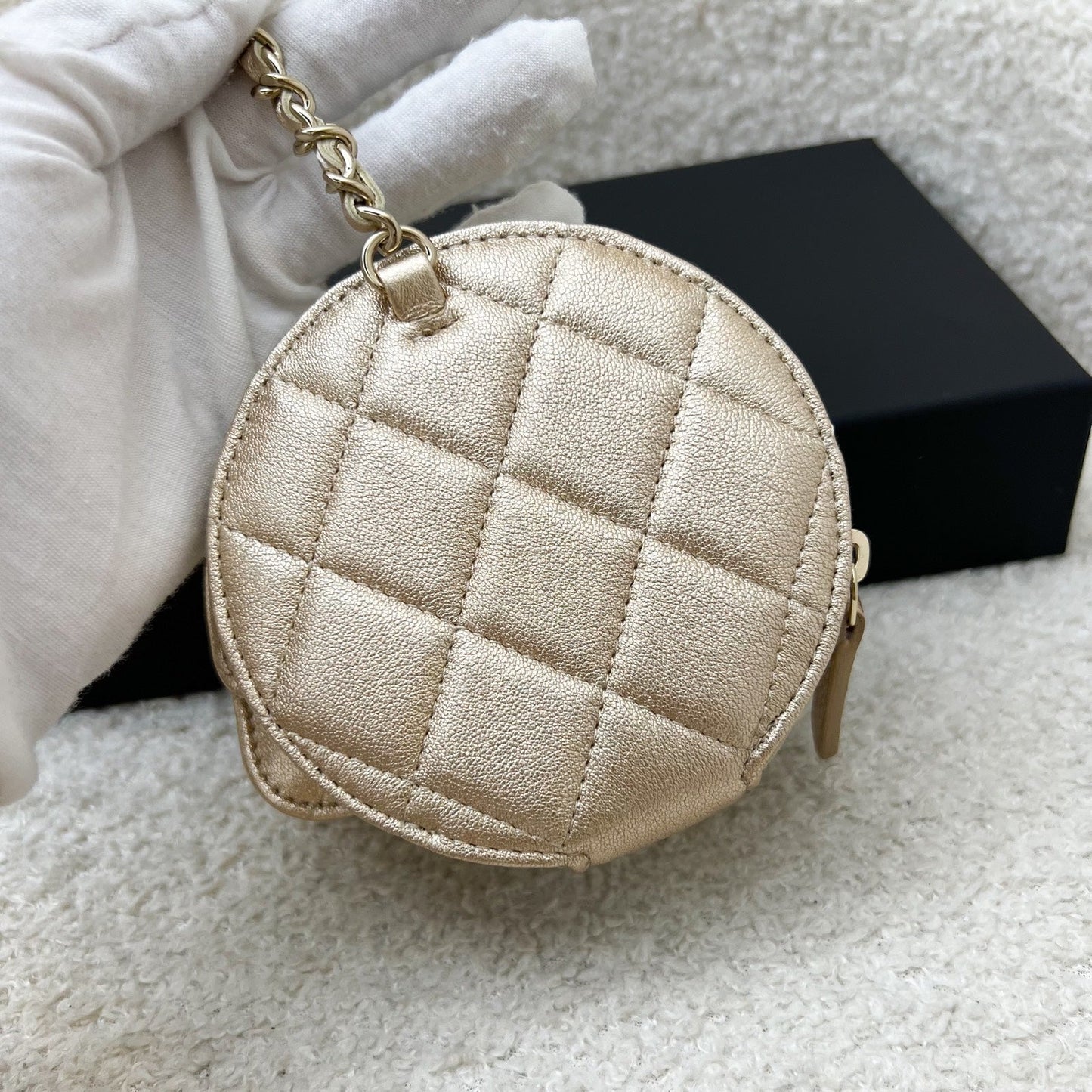 Chanel 2024 VIP Gift Round Pouch Handbag - Rovelle Bags