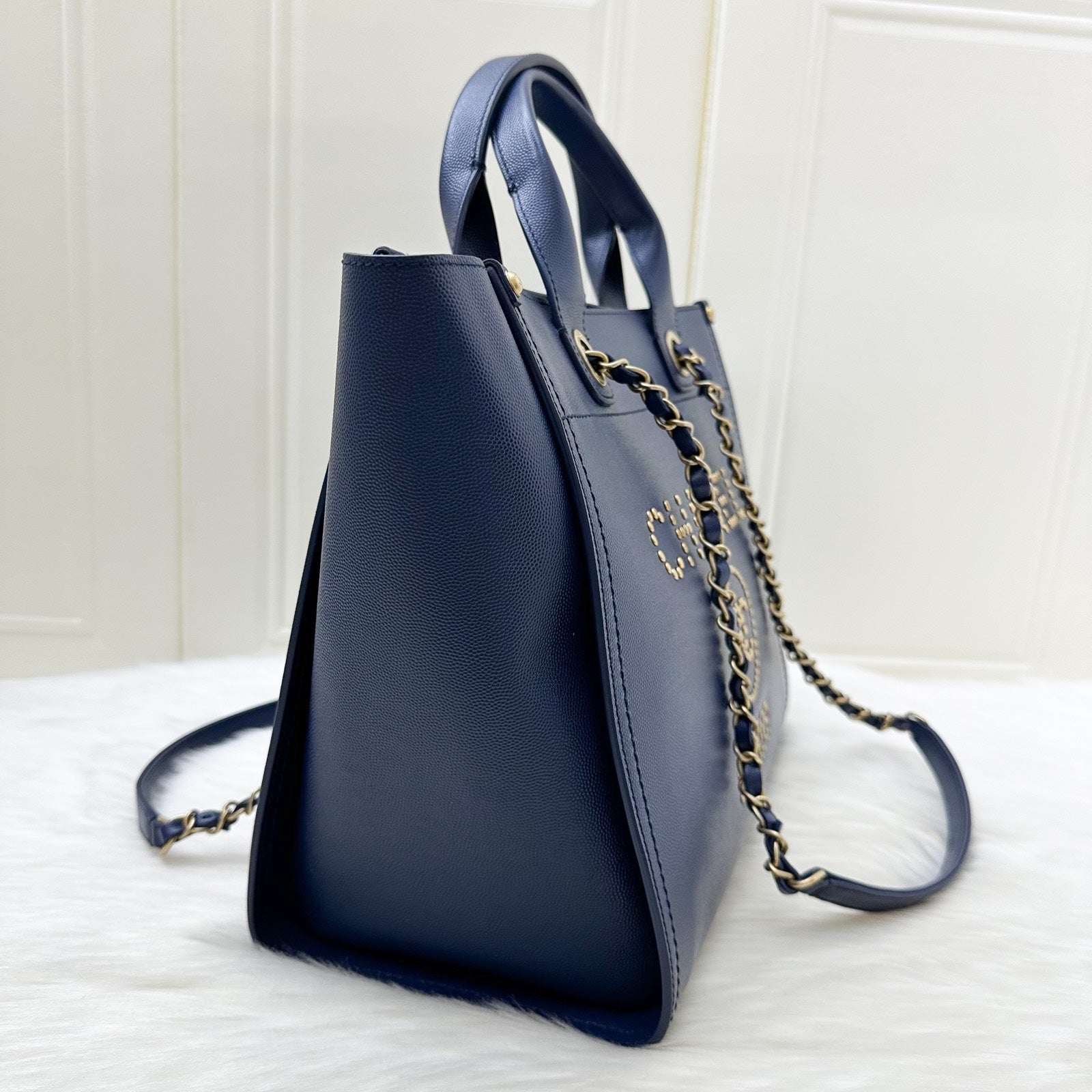 Chanel Small / Medium Deauville Tote Tote Bag - Rovelle Bags