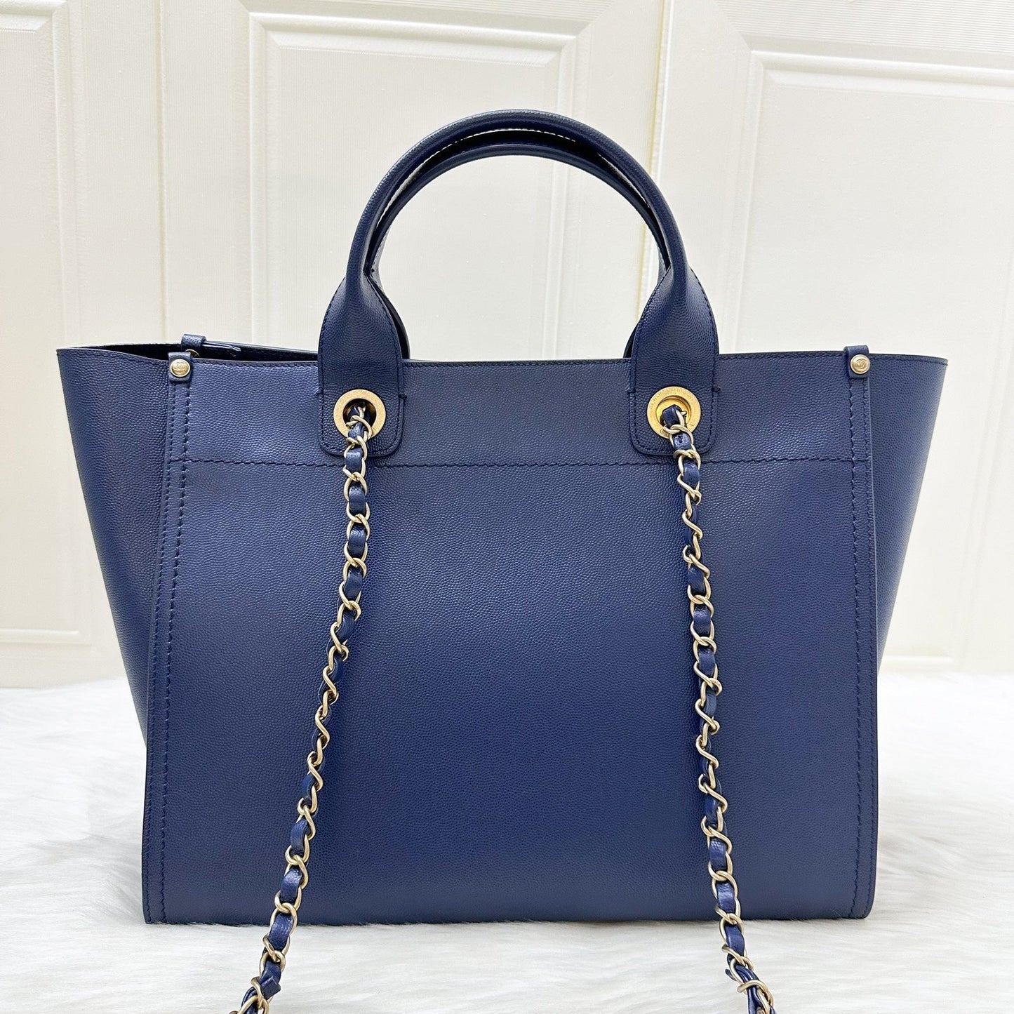 Chanel Small / Medium Deauville Tote Tote Bag - Rovelle Bags