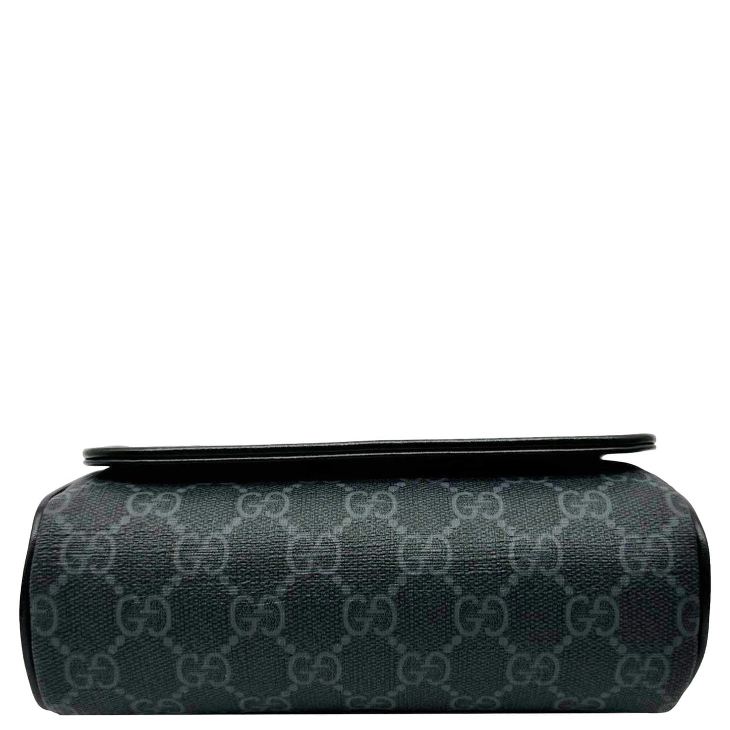 GUCCI Mini GG Supreme Canvas Messenger Bag Black 791741