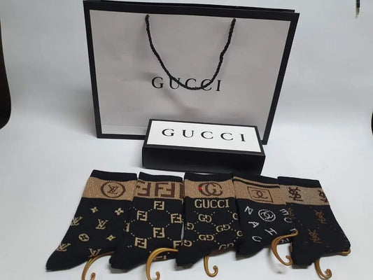 Lv , Fendi , Gucci , Chanel, Ysl Socks