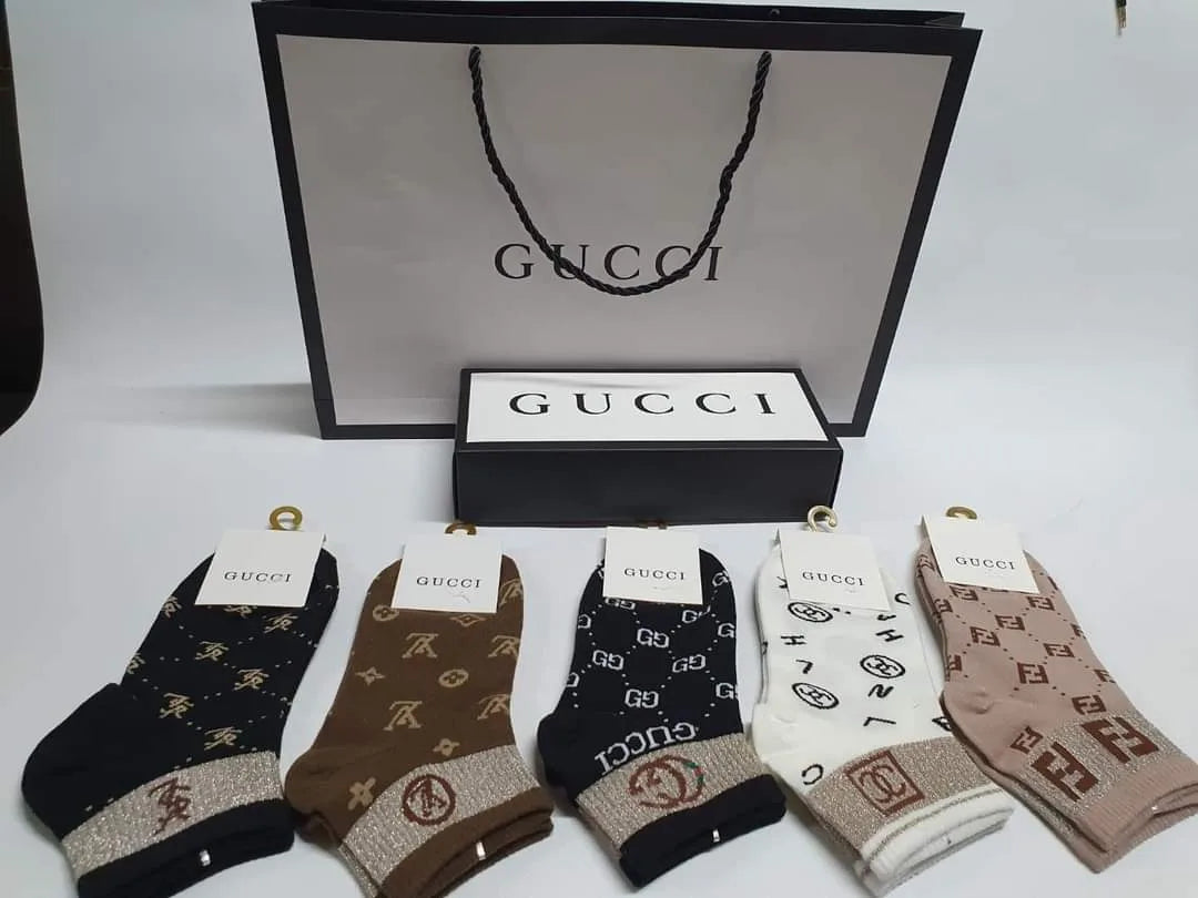 Louis Vuitton , Gucci , Chanel , Fendi , Yves Saint Laurent Socks
