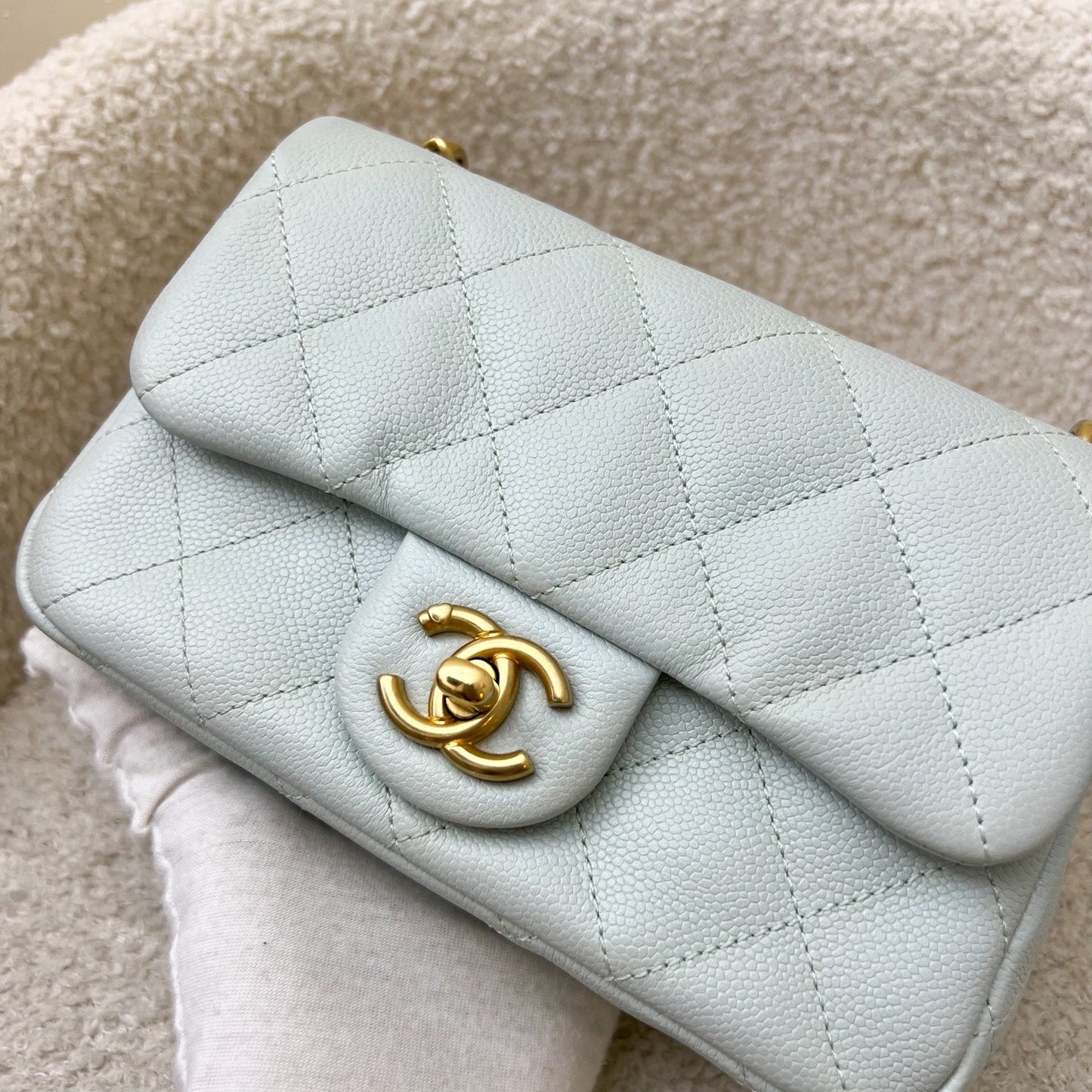 Chanel 24P Heart Adjustable Chain Small Flap Bag - Rovelle Bags