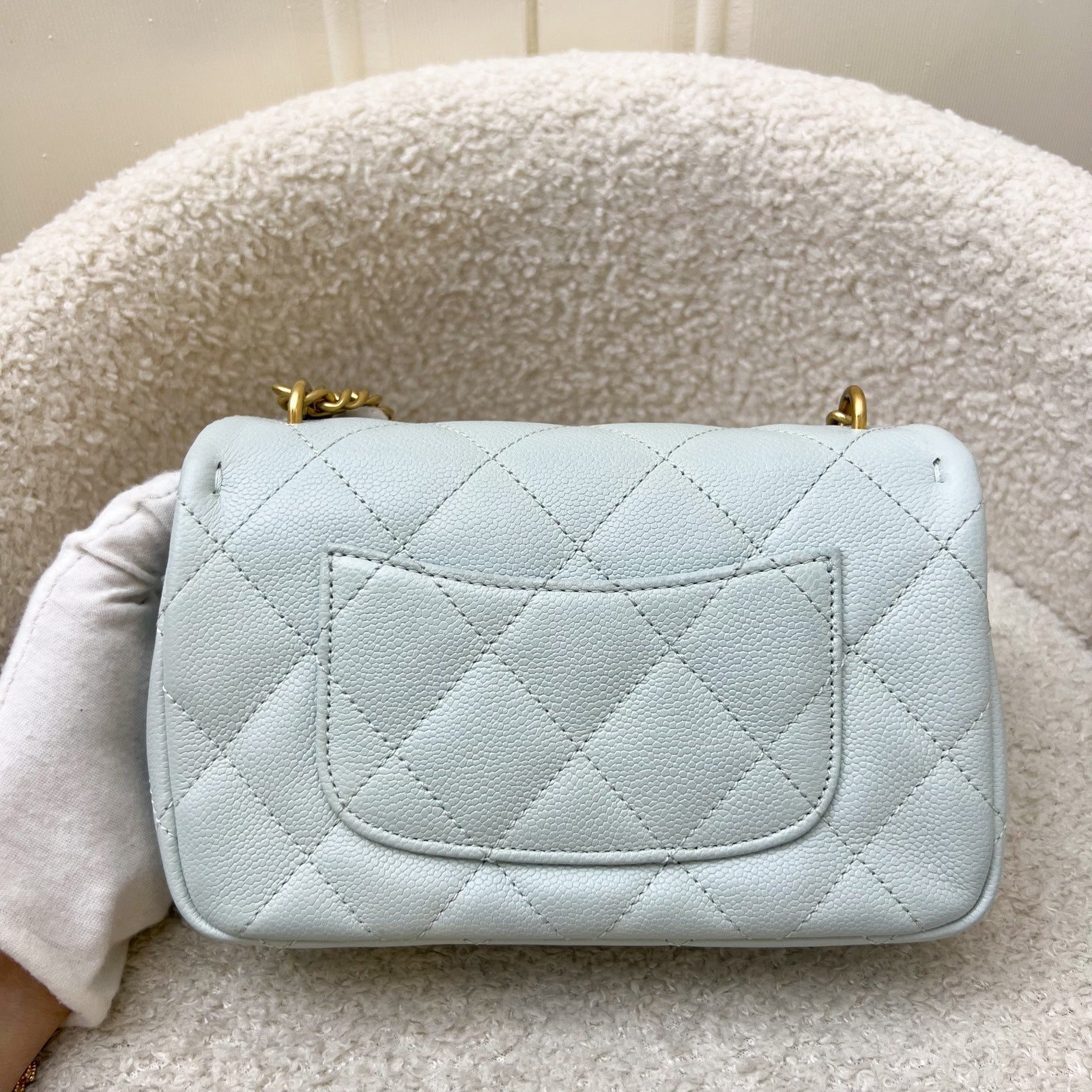 Chanel 24P Heart Adjustable Chain Small Flap Bag - Rovelle Bags
