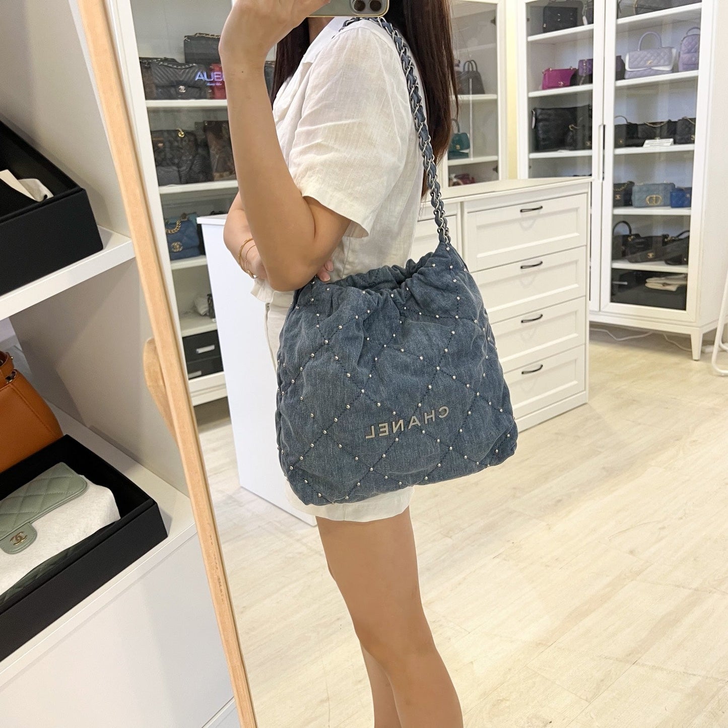 Chanel 22 Small Hobo Hobo Bag - Rovelle Bags