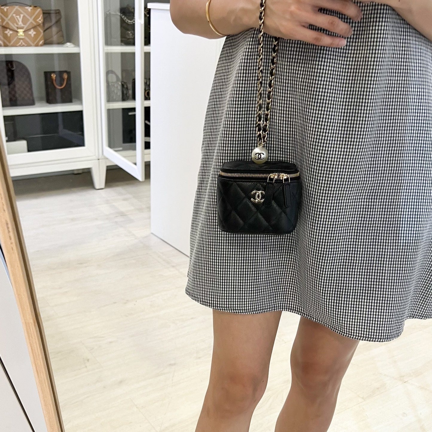 Chanel Mini Cube Clutch with Chain Clutch Bag - Rovelle Bags