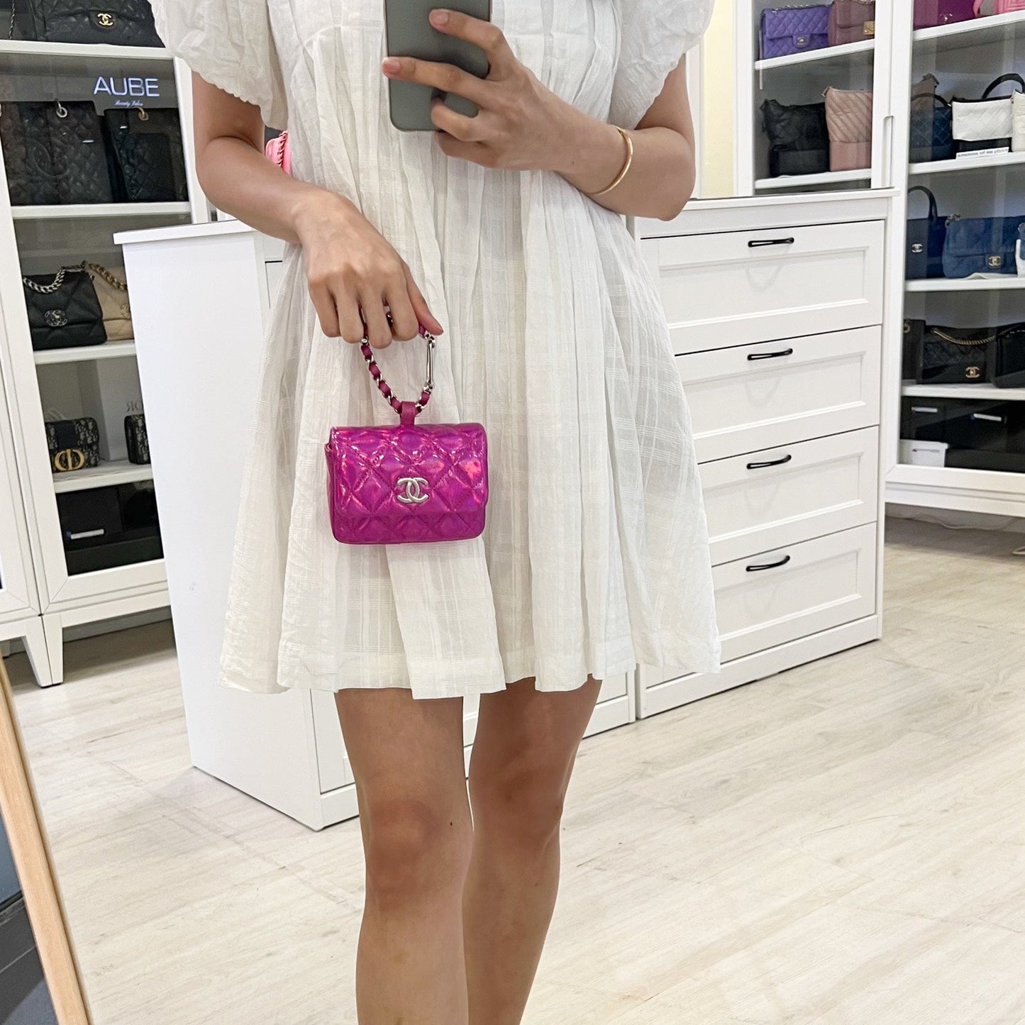 Chanel 24C Micro VIP Clutch in Clutch Bag - Rovelle Bags