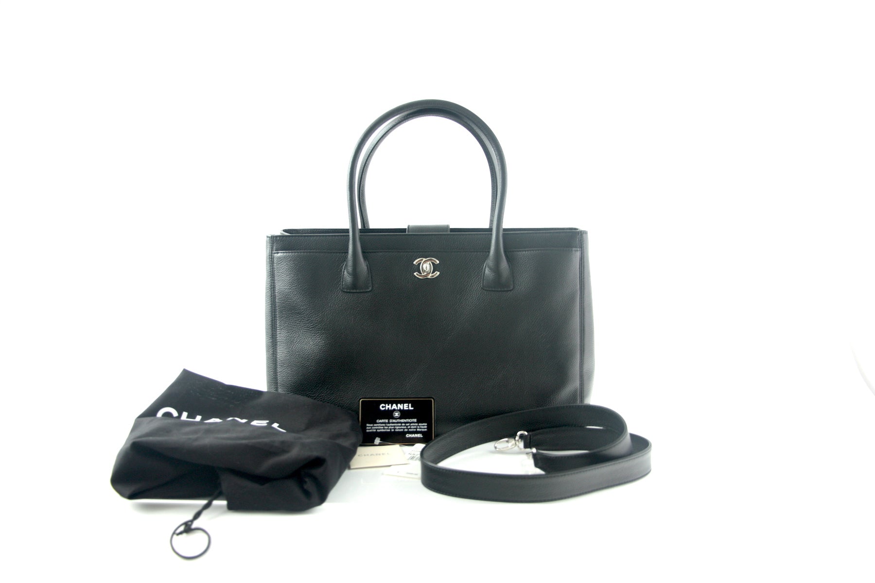 Chanel Executive Cerf Tote with Strap Tote Bag - Rovelle Bags