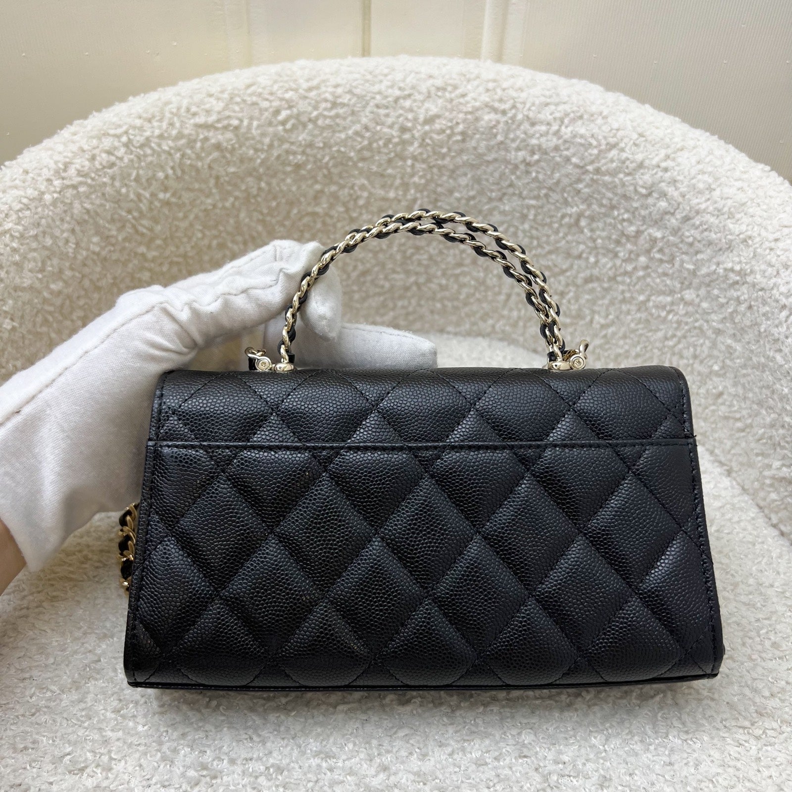 Chanel 25S Top Handle Kelly Clutch Clutch Bag - Rovelle Bags
