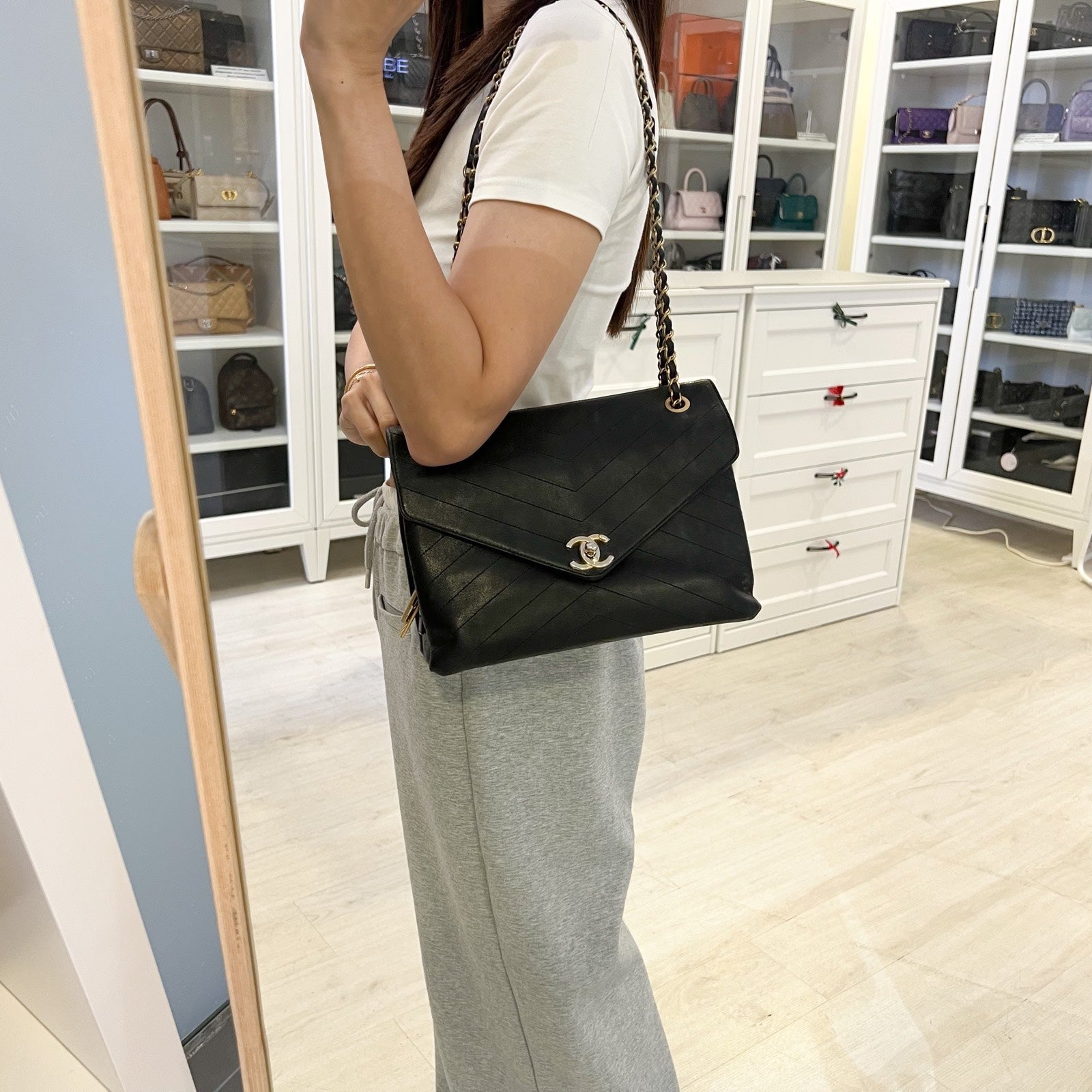 Chanel Medium Envelope Flap Flap Bag - Rovelle Bags