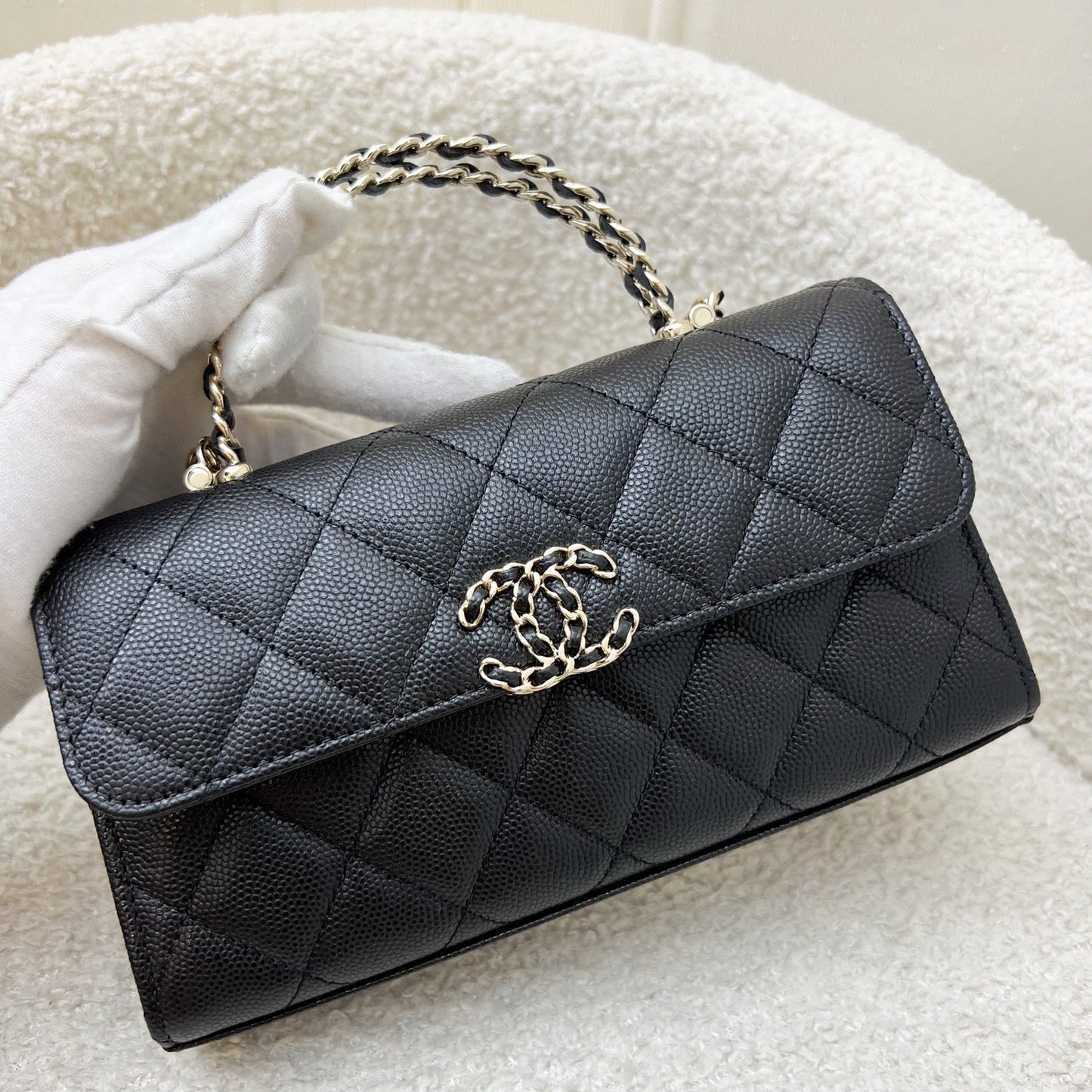 Chanel 25S Top Handle Kelly Clutch Clutch Bag - Rovelle Bags