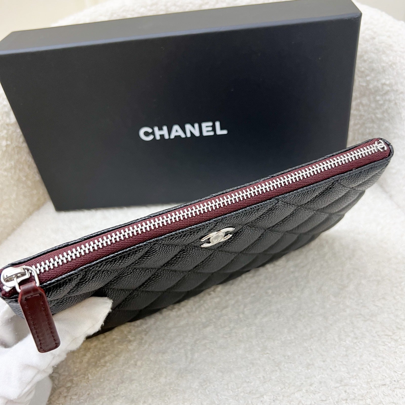 Chanel Classic Small O-Case / Pouch Clutch Bag - Rovelle Bags