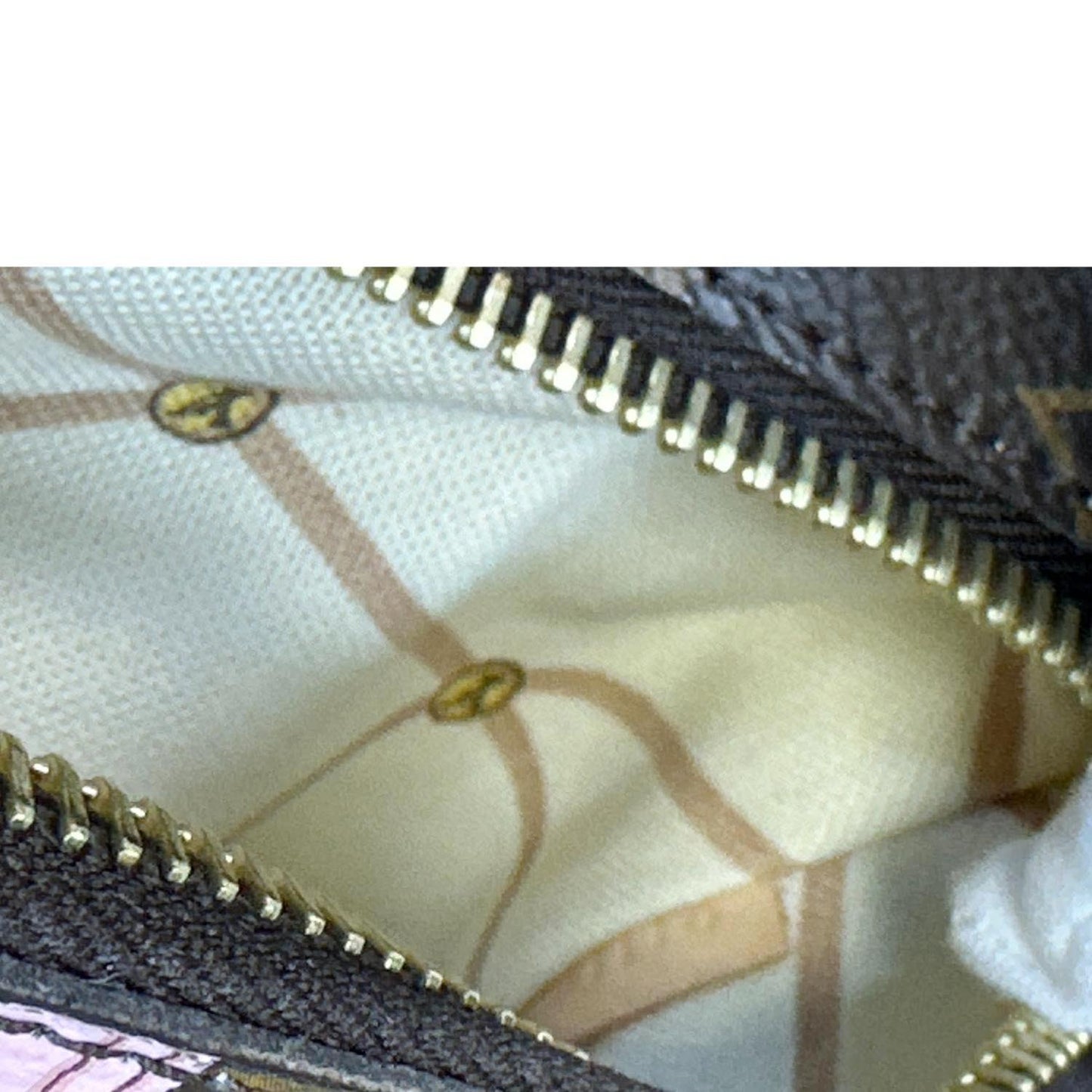 LOUIS VUITTON Summer Trunk Metis Pochette Monogram Canvas Crossbody Bag Brown