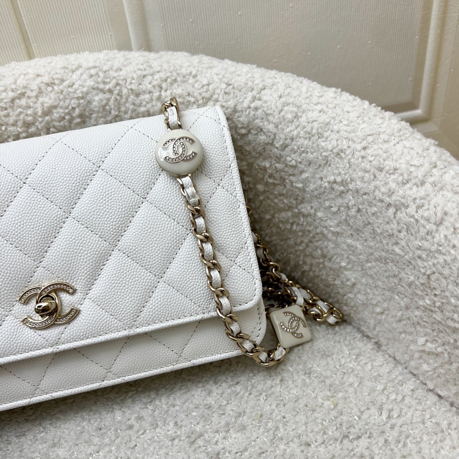 Chanel 25P Wallet on Chain WOC Crossbody Bag - Rovelle Bags