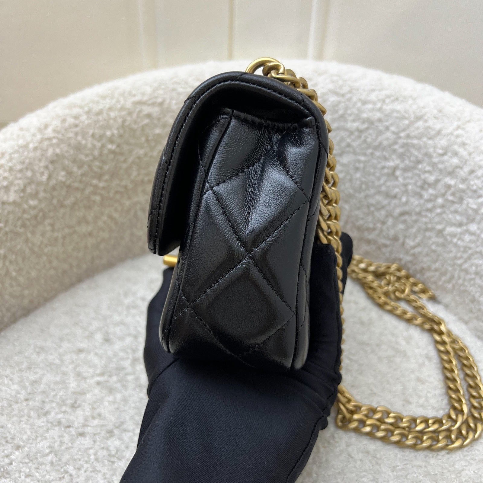 Chanel Heart Adjustable Chain Mini Flap Flap Bag - Rovelle Bags