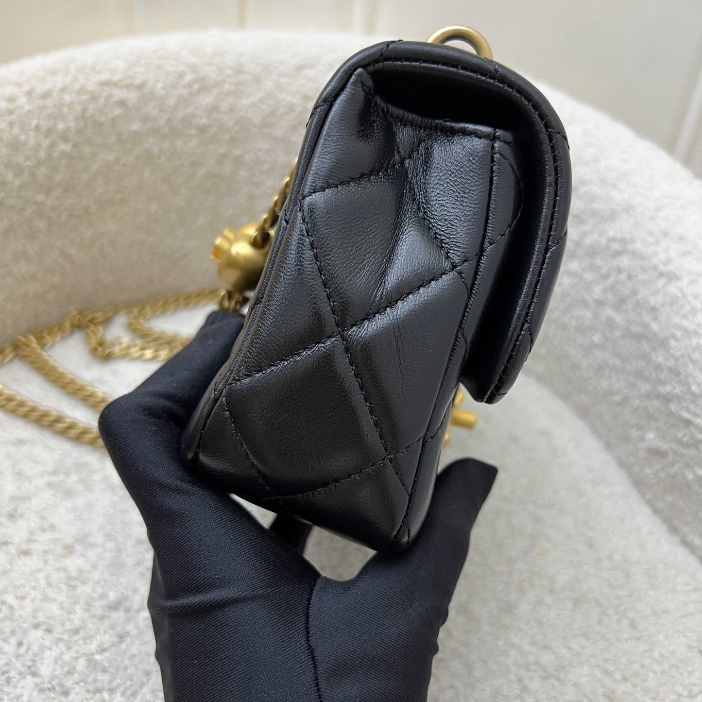 Chanel Heart Adjustable Chain Mini Flap Flap Bag - Rovelle Bags