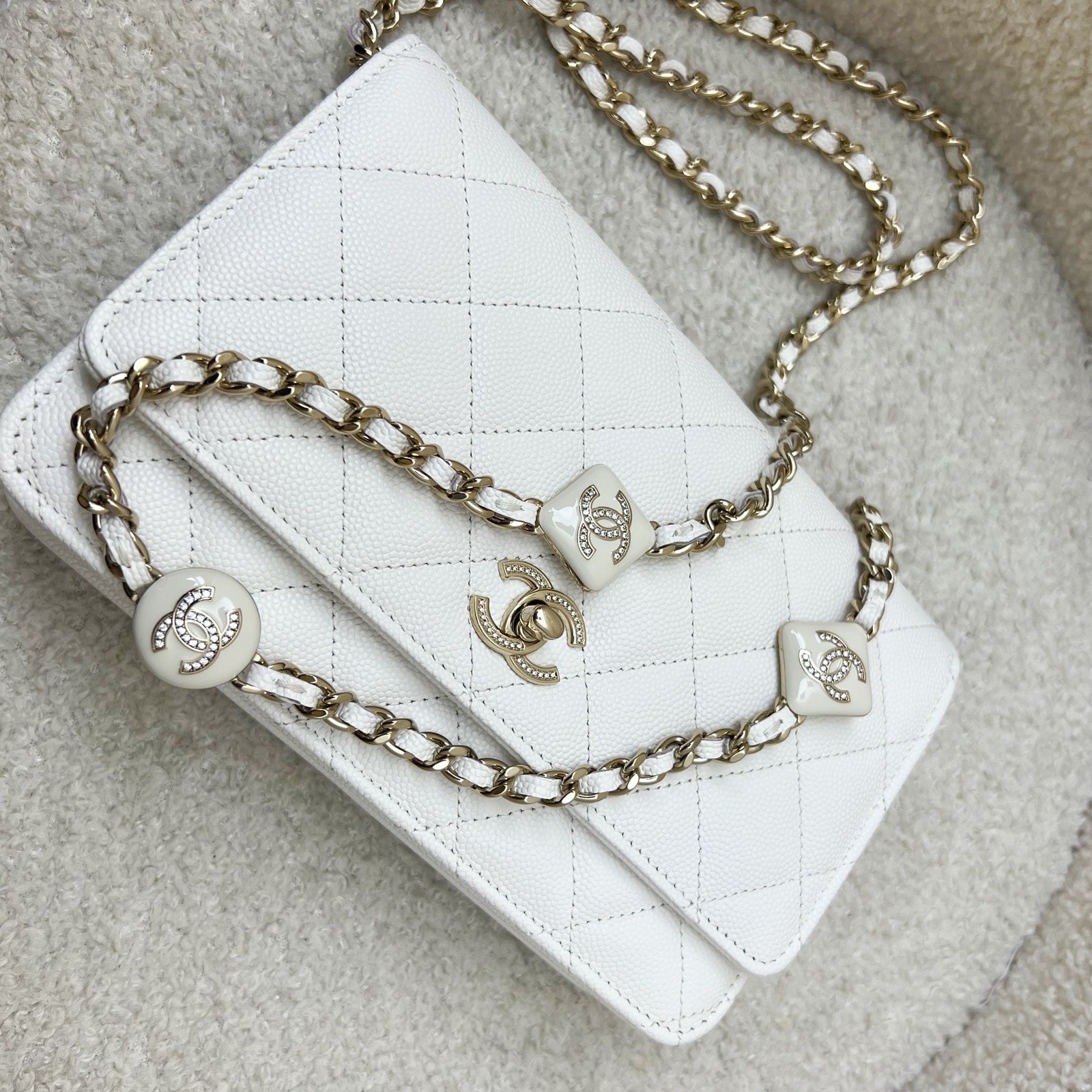 Chanel 25P Wallet on Chain WOC Crossbody Bag - Rovelle Bags