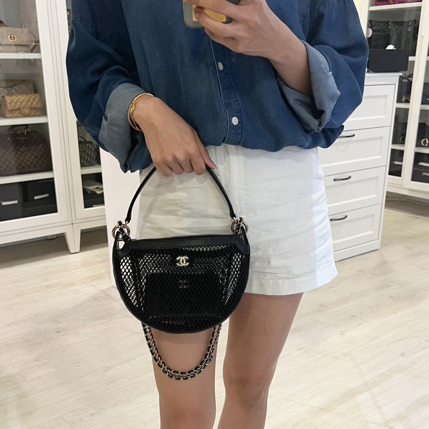 Chanel 25S Clutch on Chain in Clutch Bag - Rovelle Bags
