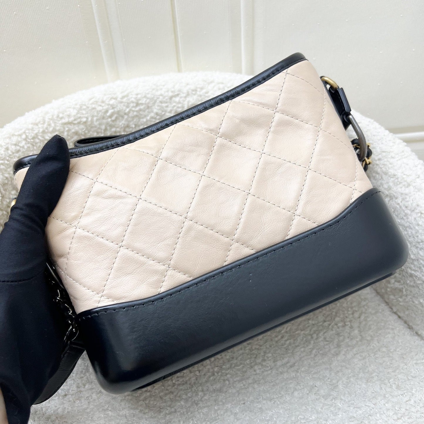 Chanel Small Gabrielle Hobo in Beige Shoulder Bag - Rovelle Bags