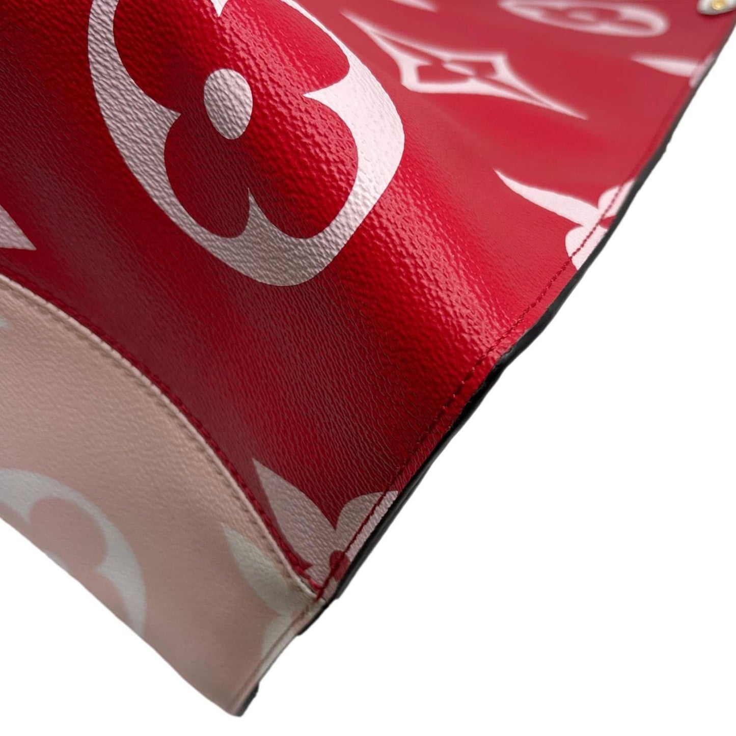LOUIS VUITTON Onthego GM Giant Monogram Tote Bag Rouge Rose