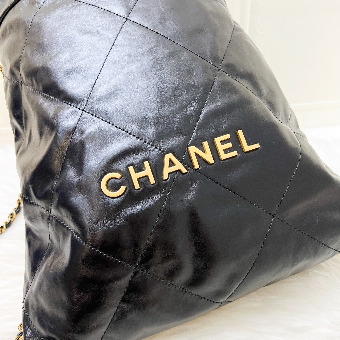 Chanel 22 Small Backpack in Black Backpack - Rovelle Bags