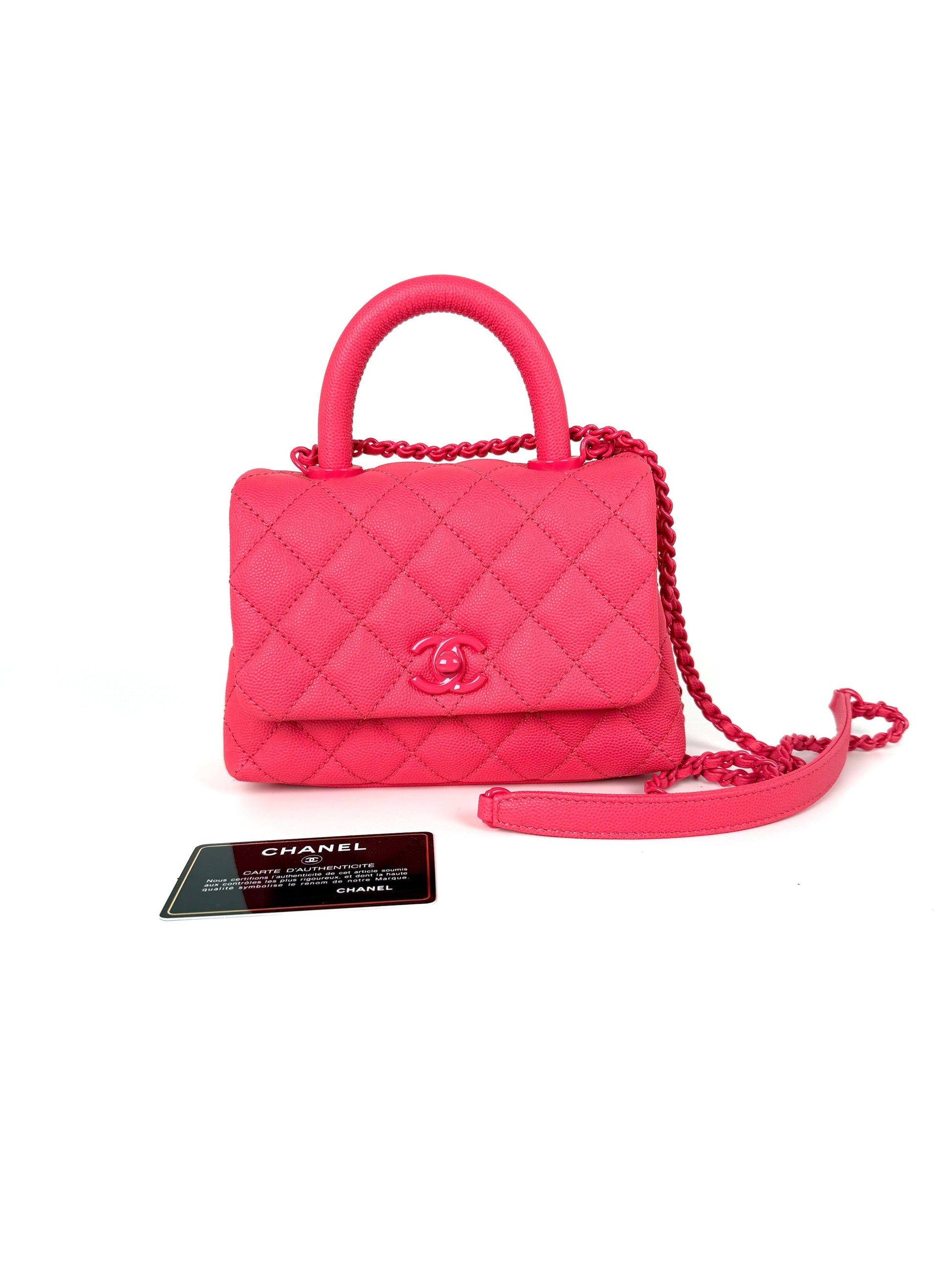 Chanel Coco Handle Incognito Monochrome Extra Crossbody Bag - Rovelle Bags