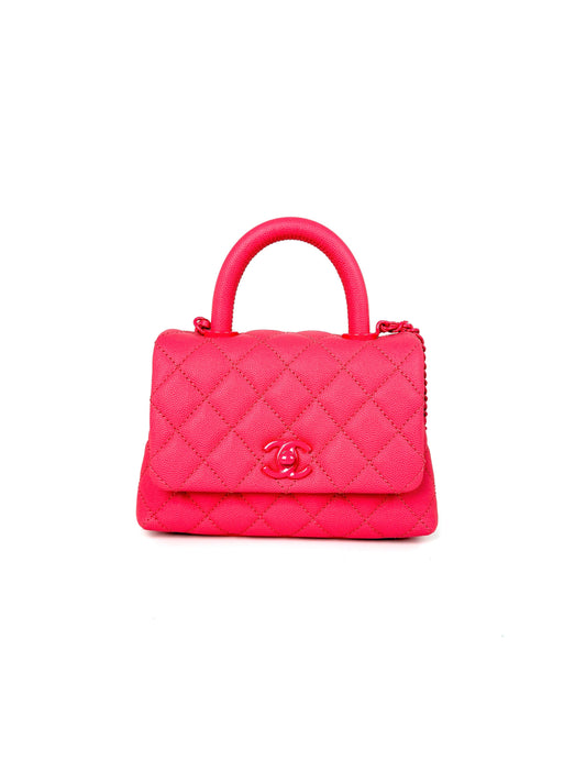 Chanel Coco Handle Incognito Monochrome Extra Crossbody Bag - Rovelle Bags